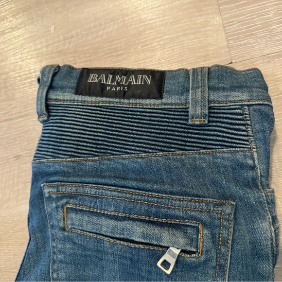 Balmain slim biker jeans - Picture 2 of 6